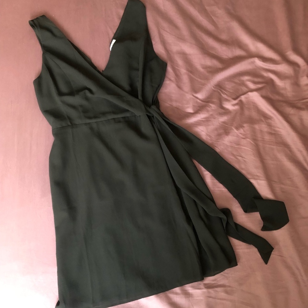 Black chiffon formal dress